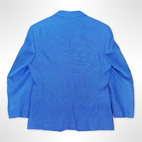 Vitale Barberis Canonico Blue Wool Sport Coat Blazer Men's Size 36 Made In Italy - Picture 10 of 12